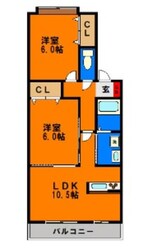 グローバルヴィラ弐番館の物件間取画像